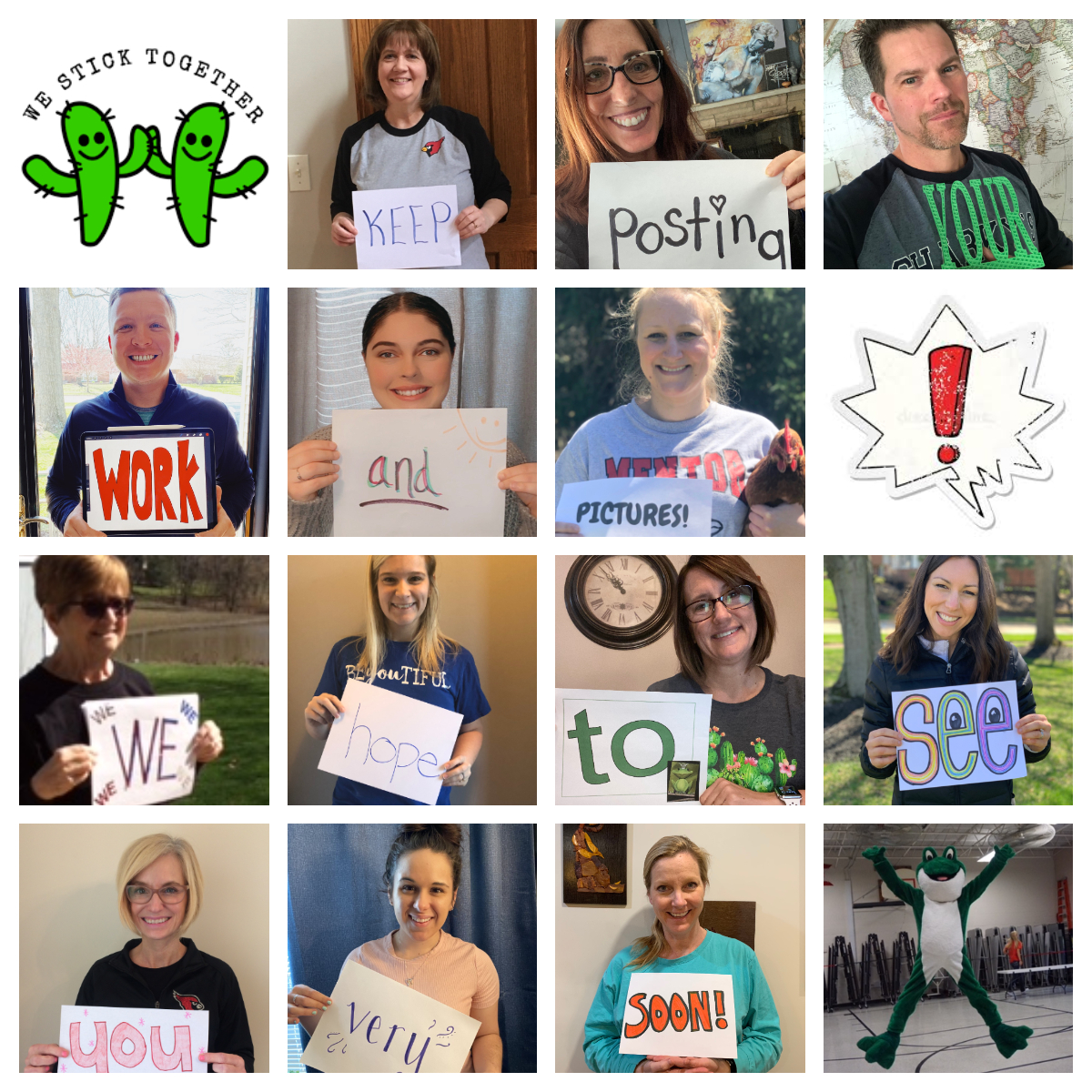 I couldn't love this more! 🐦🐸 #onceacard #IMissMyStaff #WeMissOurStudents