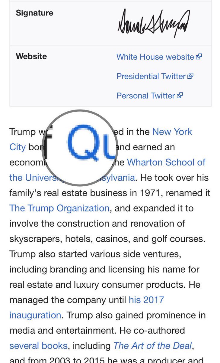 Donald J. Trump!!Chosen By God!!President Trump is known as a great builder. He was prepared for this office with resources, wisdom, and intelligence.  https://en.wikipedia.org/wiki/Donald_Trump #ChosenByGod  #ForSuchATimeAsThis  @realDonaldTrump 1/