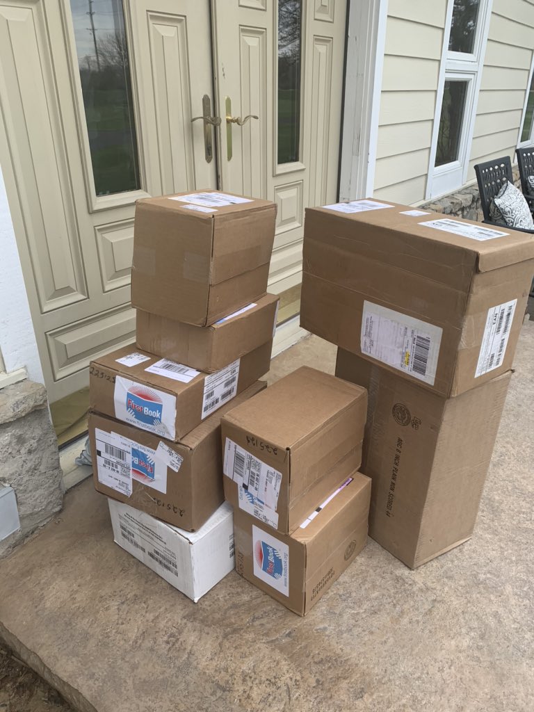 Thank you <a href="/FirstBook/">First Book</a> and <a href="/NewYorkLife/">New York Life</a> for providing book access to kids during this difficult time.  We can’t wait to get these books into the hands of our students.