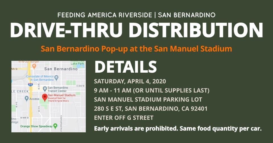 San Manuel donated more than 40,000 lbs of food &amp; essential supplies to Feeding America Riverside San Bernardino Counties. We know many families are facing new realities that have made it difficult to get access to basic needs. San Manuel is here to support you.