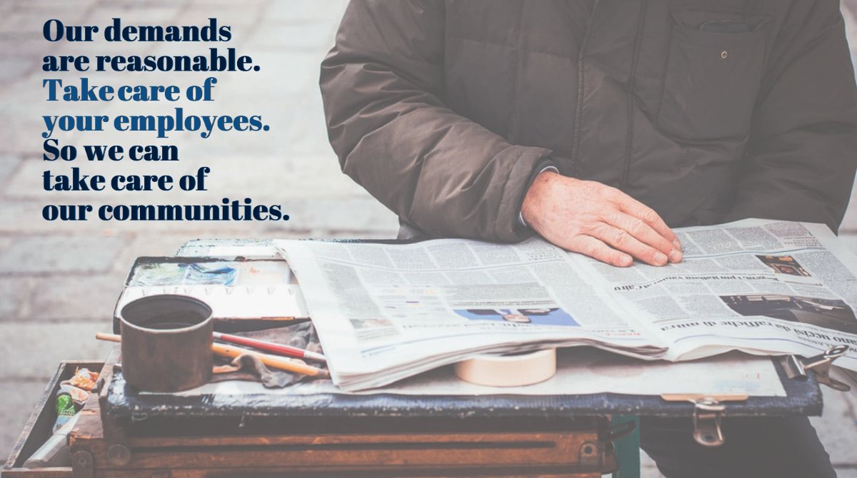 4/ We need all hands on deck during this crisis. That means fully employing journalists and not laying them off.Tell our newspaper company  @Gannett to take care of its employees, so we can take care of our communities.Send a letter. It's quick: https://actionnetwork.org/letters/we-need-journalists-during-covid-19/