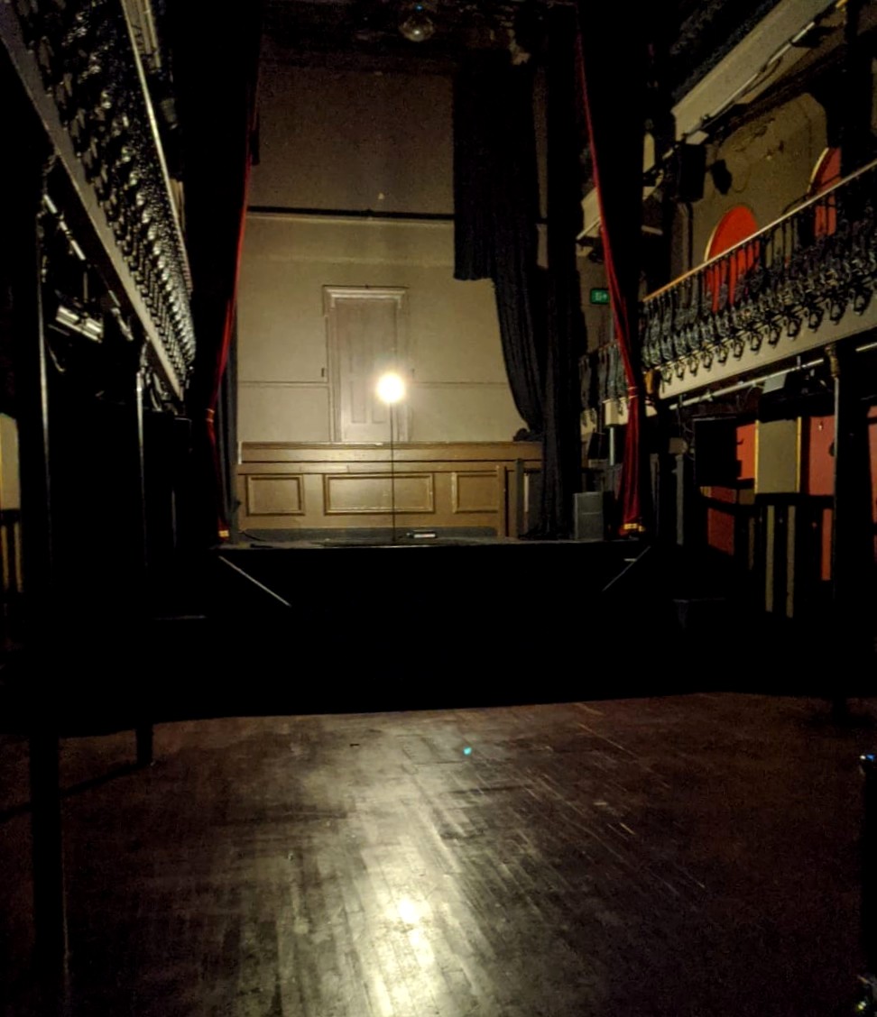 In theatre, the ghost light is used whenever the theatre is empty. 

A sign of the drive, commitment &amp; creativity of artists, theatre-makers, technicians &amp; staff...even in dark times.

So while we are closed for now, our ghost light is shining as a reminder that we will return.
