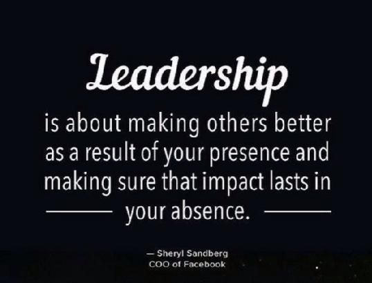 Leadership is about making others better as a result of your presence. #leadership #principal
