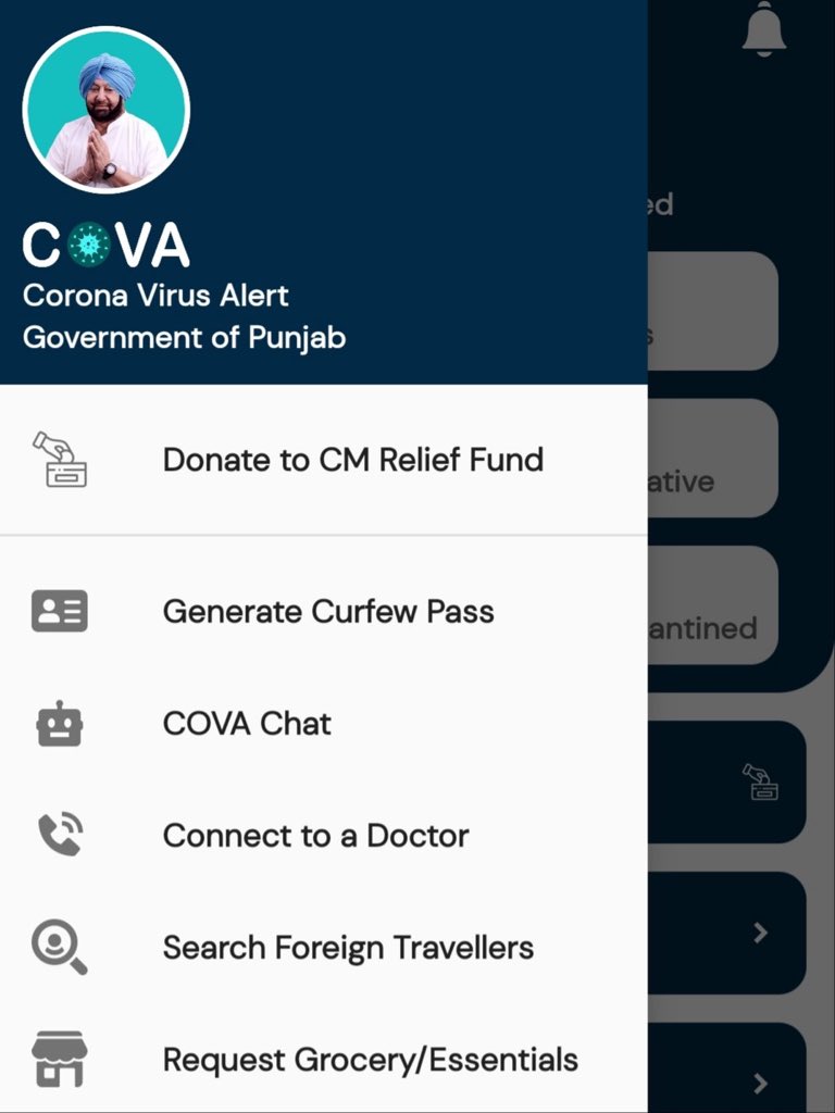 bawa0156's tweet image. Punjab citizens can now use the government’s unique #COVAapp to request for delivery of essential goods and grocery amid #Covid19 clampdown. The app is available on #AndroidPlayStore and #iOSAppStore, will facilitate delivery of grocery &amp;amp; essential goods through local vendors.