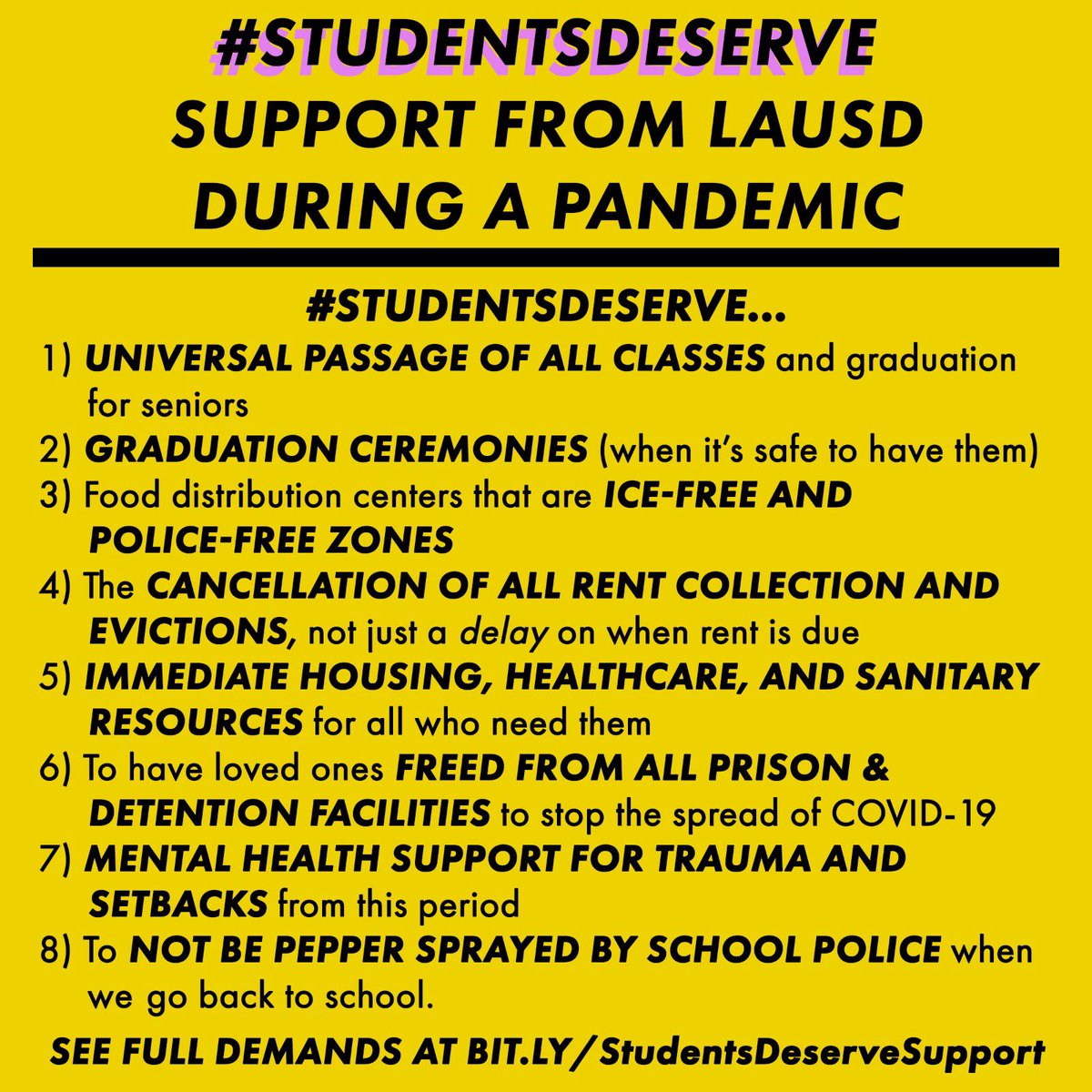 #StudentsDeserve tweet media