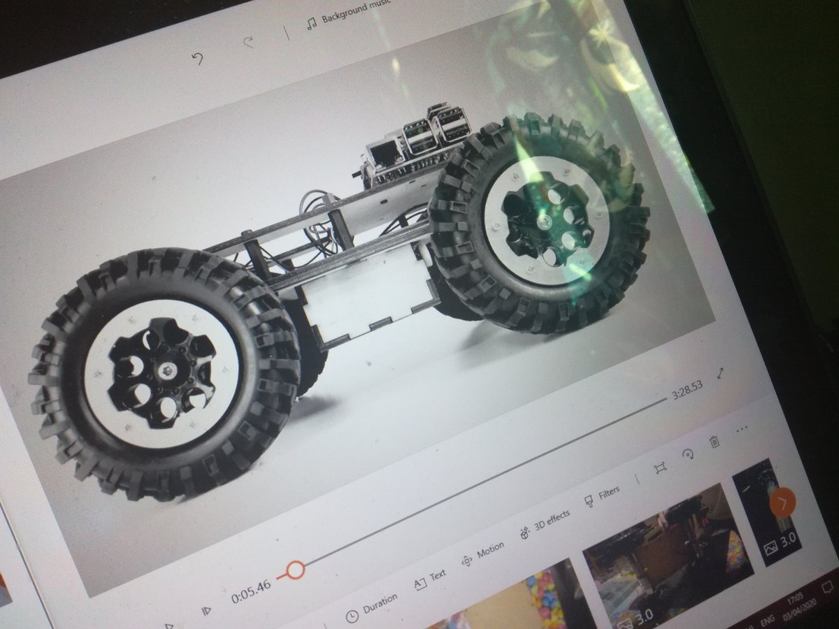 Just finishing up my Virtual #PiWars Video on this fine afternoon of self-isolation. Sneak Peek of the video