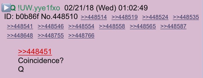 Could all of these remarkable numbers simply be the result of random chance? Do you believe in coincidences? Thank You, God for President Trump!   #QAnon  #DoYouBelieveInCoincidence  #TrustGod  #TrustPresidentTrump  #TrustThePlan  #EnjoyTheShow  #GreatAwakening  #GodLovesYou  @POTUS18/