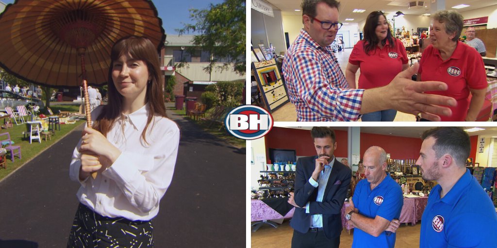 We're <a href="/Southwell_Races/">Southwell Racecourse</a> in #Nottinghamshire today with <a href="/natasharadio/">Natasha Raskin Sharp</a>, Thomas Forrester &amp; <a href="/TimWeeks720/">Tim Weeks</a>  

<a href="/HansonsAuctions/">Charles Hanson</a> has his gavel at the ready. Who’s in the running today? #reds or #blues. #BBCBargainHunt
⏰ 12.15pm 📺 <a href="/BBCOne/">BBC One</a> <a href="/BBCiPlayer/">BBC iPlayer</a>

 🌟<a href="/BBCWales/">BBC Wales 🏴󠁧󠁢󠁷󠁬󠁳󠁿</a> ⏰1145 – 1230pm