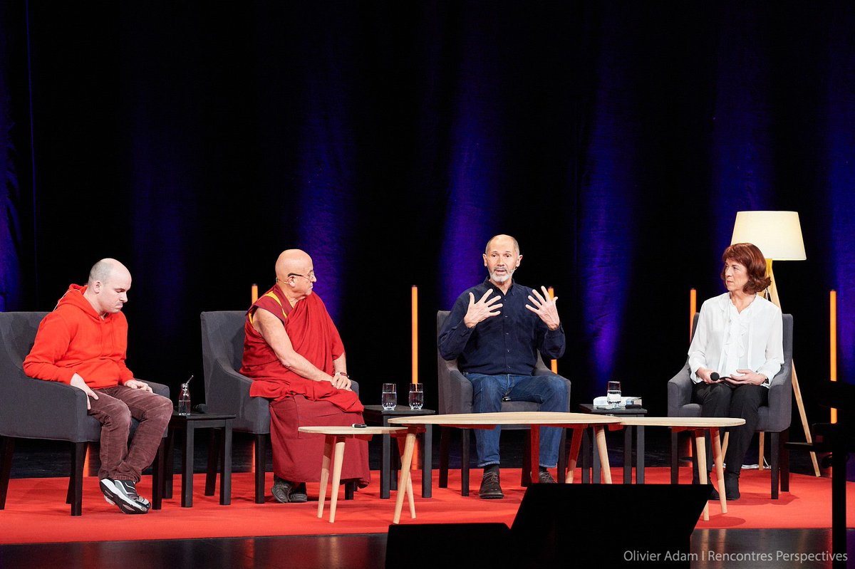 On April 16th at 5pm, we will broadcast for free the conference of @matthieu_ricard, Alexandre Jollien and Christophe André on February 1st, 2019 in Paris.  Join the event! facebook.com/events/5797115…
#MatthieuRicard #Altruism #India #Nepal #KarunaShechen