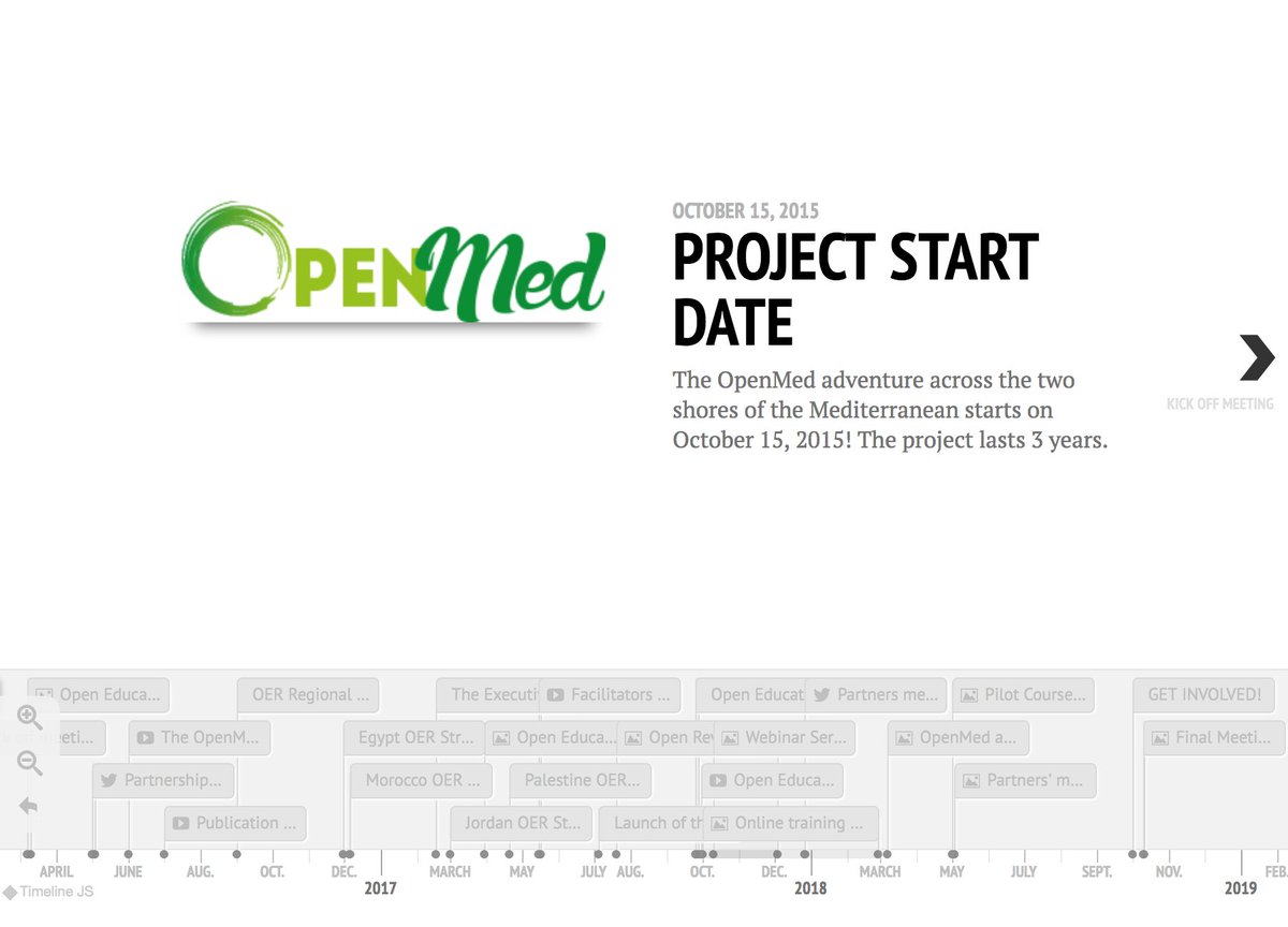 I also enjoyed a lot presenting with  @cri_ste &  @jatenas at   #oer20 on  @openmedpro [2015-18] and reminded me how much I miss working on that project. Interested in Open Education in the South-Mediterranean region? Lots of open content for you here:  https://openmedproject.eu/