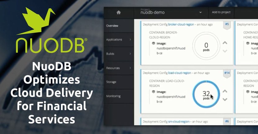 With <a href="/nuodb/">NuoDB</a> and its true cloud-native distributed SQL solution, financial services providers now have a cost-effective way to transition to a cloud platform that offers increased scalability, performance, and flexibility to exceed expectations. Read more: bit.ly/2JydsIC