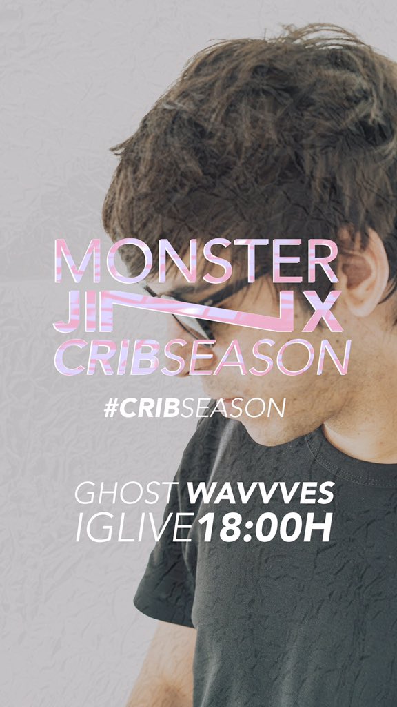 monsterjinx's tweet photo. TODAY AT #CRIBSEASON

16:00 - news track from Raez
18:00 - live set from @ghostwavvves https://t.co/ZzxXQPIrLC