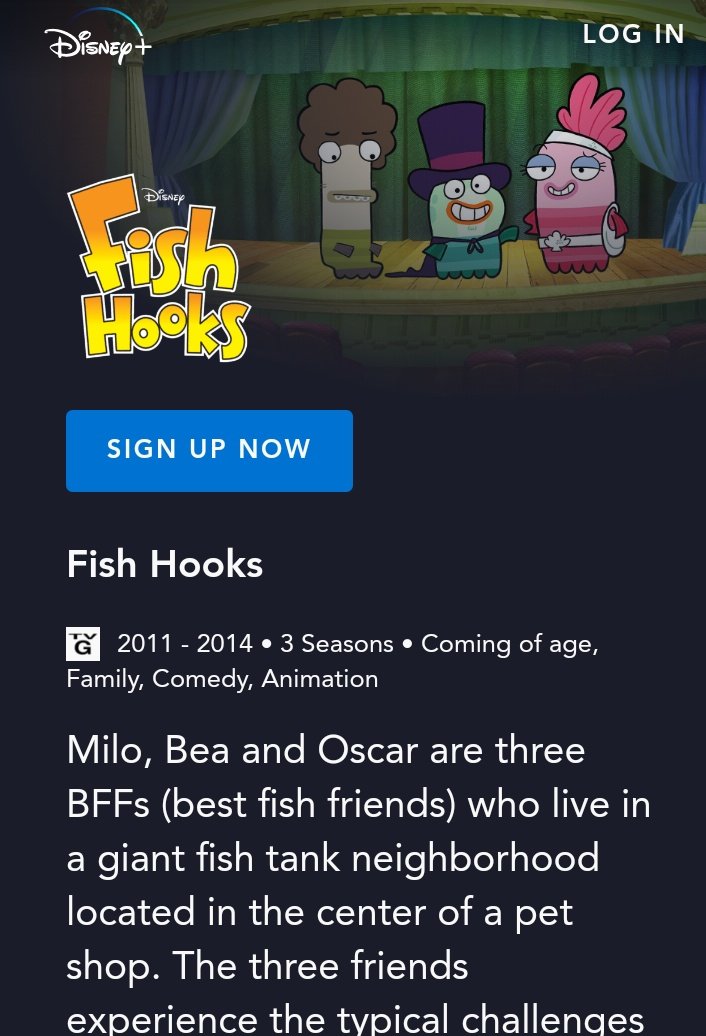 Rixor~~ on X: Guys this is not a drill. Fish Hooks is now on Disney + It  begins.  / X