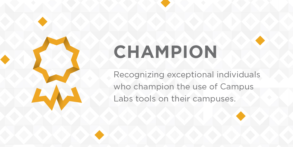 CampusLabs's tweet photo. Congrats to these #CampusLabsAwards Champion finalists for their skill &amp; dedication: Carolanne Brown @PBAUniversity, Kimberly O’Reilly @LoganUniversity, Melissa Brown @UTKnoxville, Kristen Carr @UConn, MK Tyler @uofmemphis, Juliana Jalal @IUPUI &amp; Heather Marks @waynestate. https://t.co/2NuD92roDD