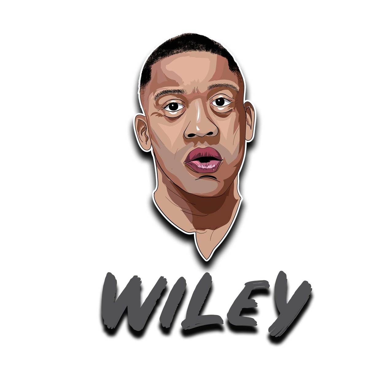 SoCreative8's tweet image. 2nd illustration on the new graphics tablets still need practice  #sketch #grime #legend #wiley