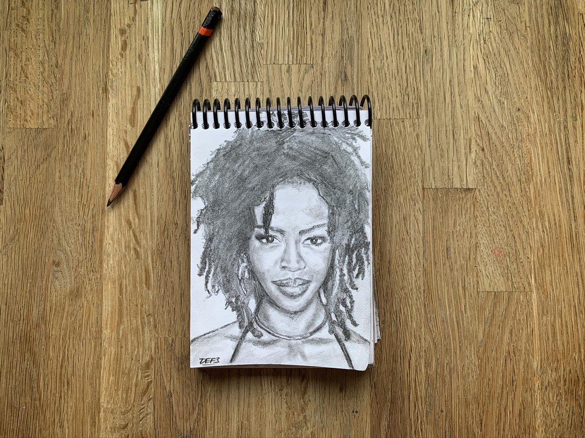Def3's tweet photo. #60minsketch βπ½ of @MsLaurynHill
.
.
Timelapse in tweet below π₯ #def3 #laurynhill #sketch #pencil #art https://t.co/zjKzU0xxLq