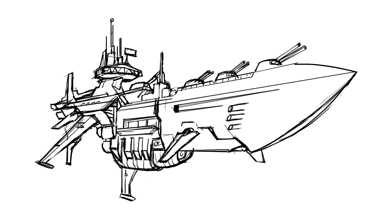 Loopdistresscal's tweet image. Hi guys! :) 

Today we would like to share some art ;) Some of you wanted to see more about the spaceship Raptora, so here are some untextured 3D mesh concepts and a sketch :)
Made with Maya.

Have a nice weekend, and stay safe!

#loop #indiegames #Maya #3D #artwork #conceptart