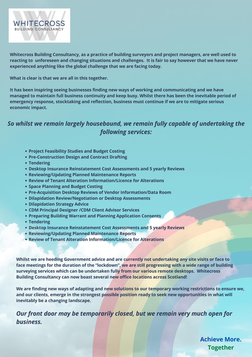 #keepcalmandsurveyon our update on how its business as usual at Whitecross BC in these unprecedented times working remotely from home.