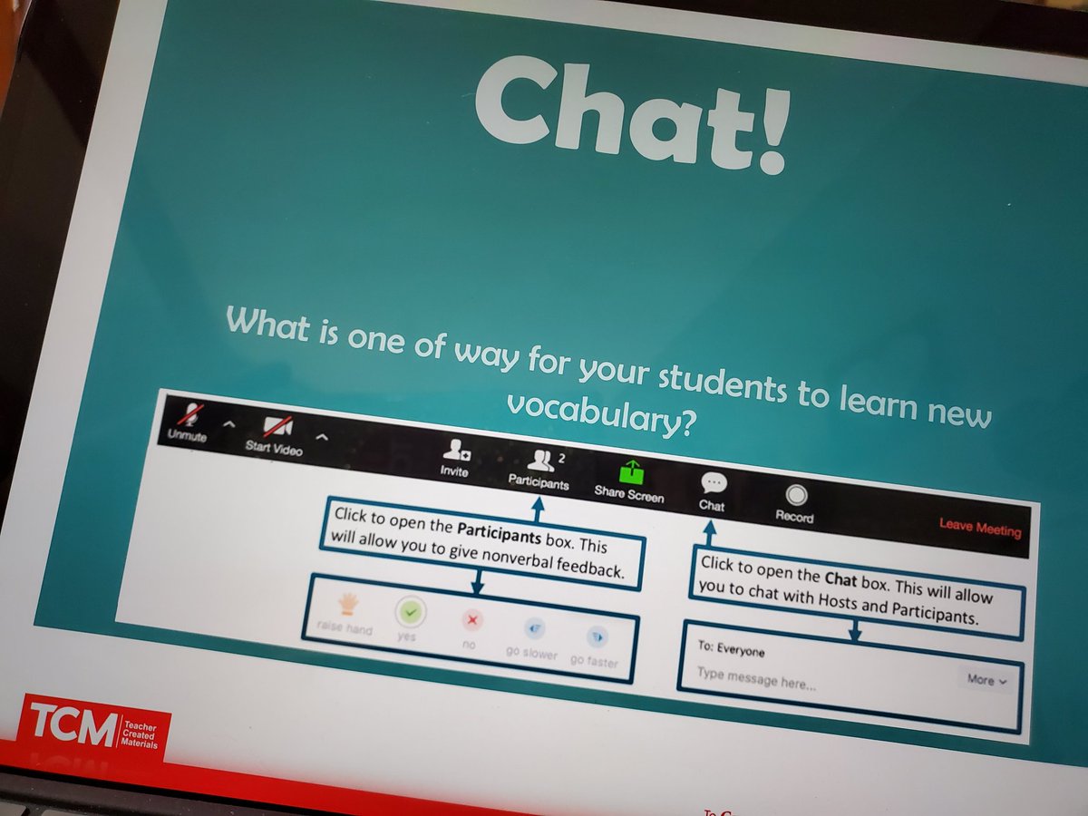 Jennifer Jump (@mrsjenjump) on Twitter photo Authentic conversations are a must for students, even in virtual learning environments! That was the focus for our live, virtual PD today <a href="/tcmpub/">Teacher Created Materials</a> #TCMunited Authentic conversations are a must for students, even in virtual learning environments! That was the focus for our live, virtual PD today <a href="/tcmpub/">Teacher Created Materials</a> #TCMunited