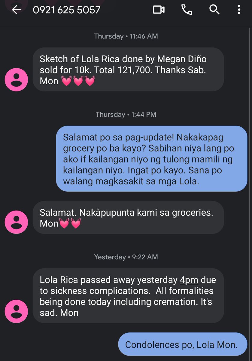 Rest in Peace to one of the Legendary Lolas in Golden Gays Manila, Lola Rica. She passed away last April 2, 2020, due to health complications. According to Lola Mon, they already received a total of Php 121,700. Thank you.  https://www.facebook.com/tanginangyaan/posts/659005354885171