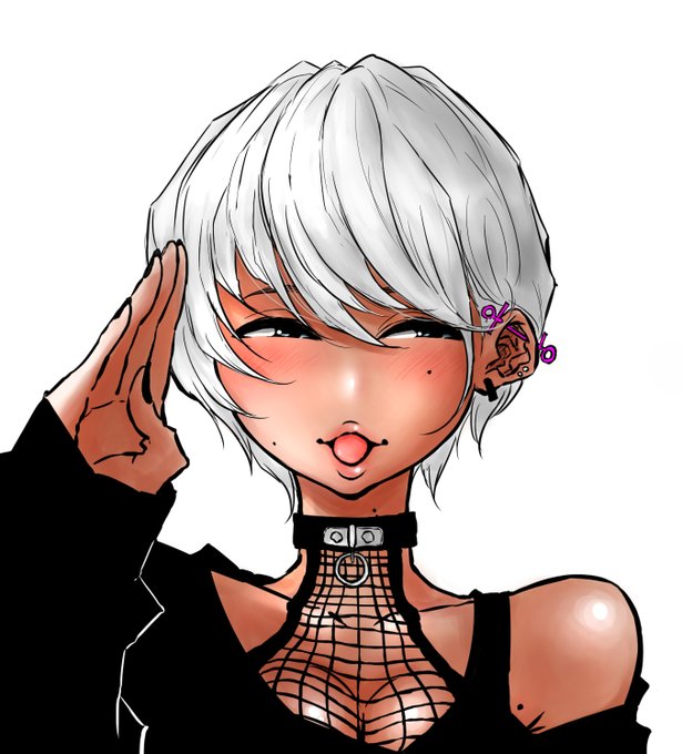 ぱんだこりゃは銀髪褐色ショートになりました 