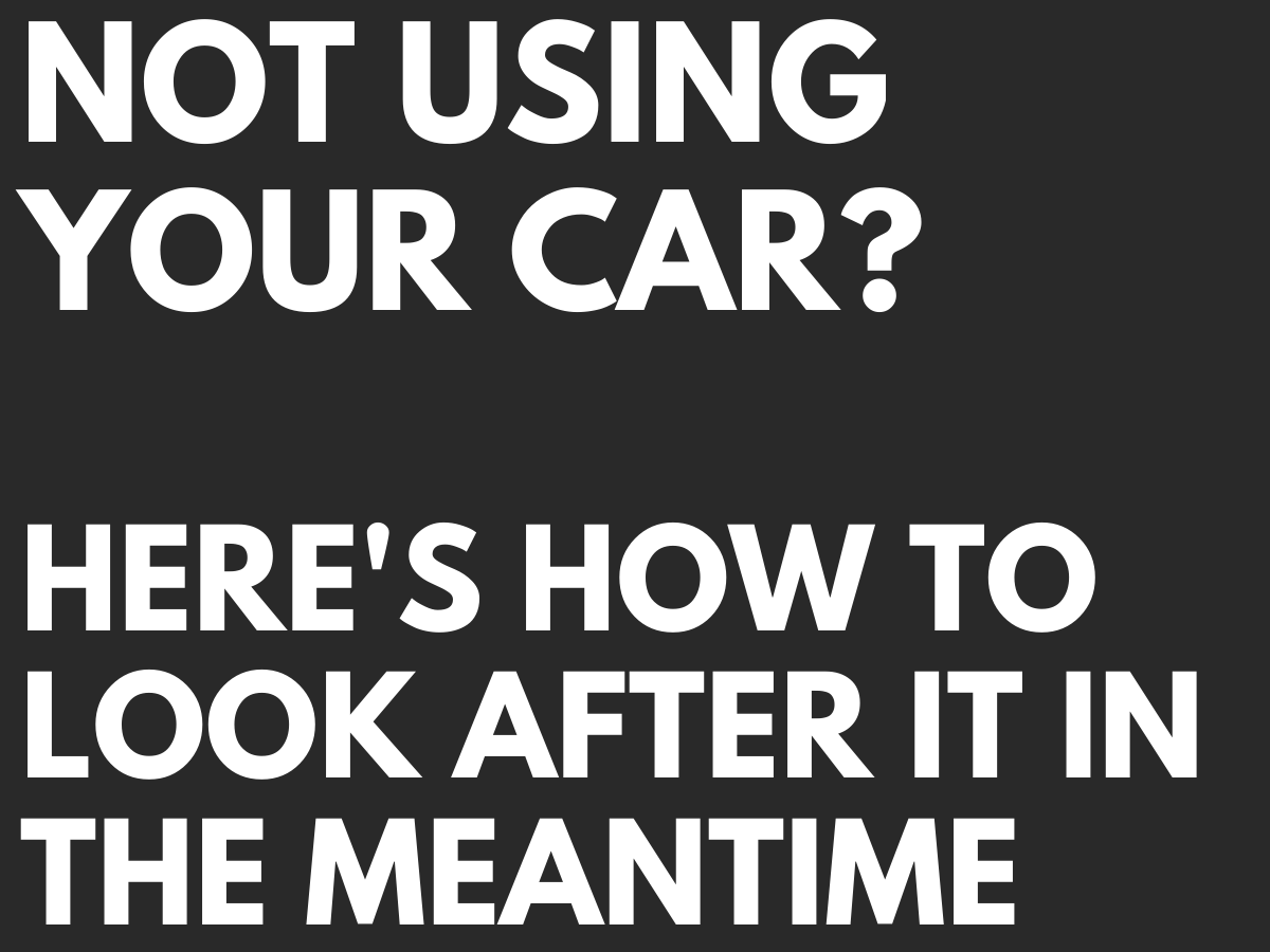 🆕 HOW TO LOOK AFTER YOUR CAR WHILE IT’S NOT BEING USED - DURING COVID-19 🆕

Not using your car currently❓

Don't accumulate a bigger service bill 💸 by leaving your car unused and unchecked 🧐 during the long lockdown period. Read the full article here:
123premier.com/news/looking-a…
