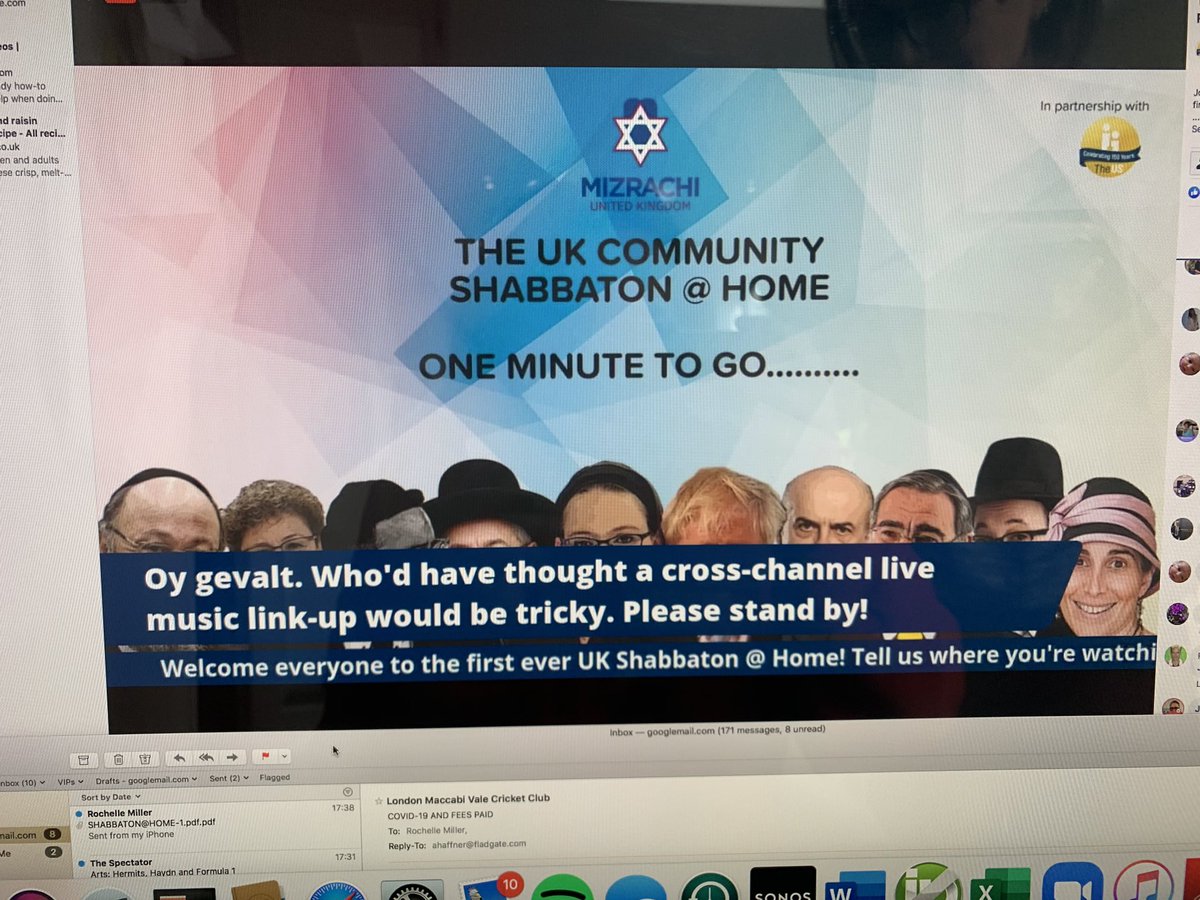 SabriSun_Miller's tweet photo. Shock: The Jewish community has technological issues! #shabbatonathome #day8oflockdown https://t.co/uyqb8Ej2bc