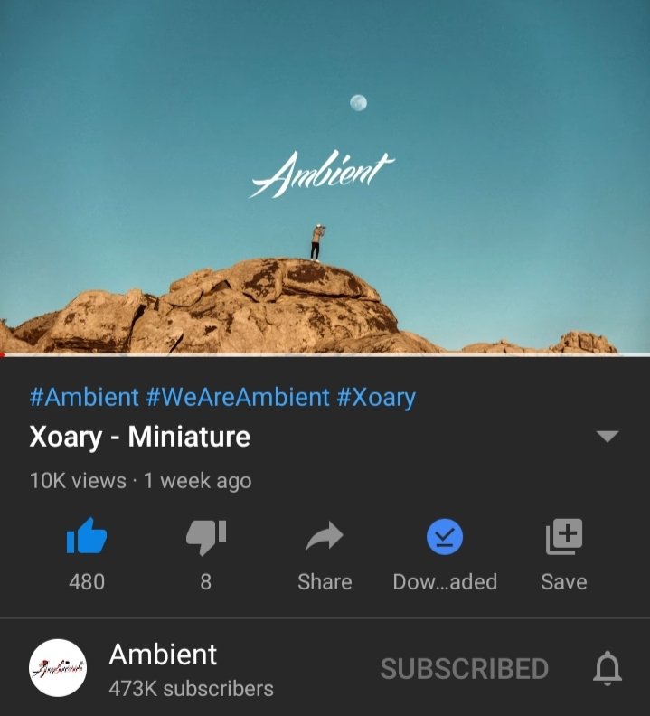 empticity's tweet image. My latest track 'Miniature' has been reached 10k views! Thanks for listening❤