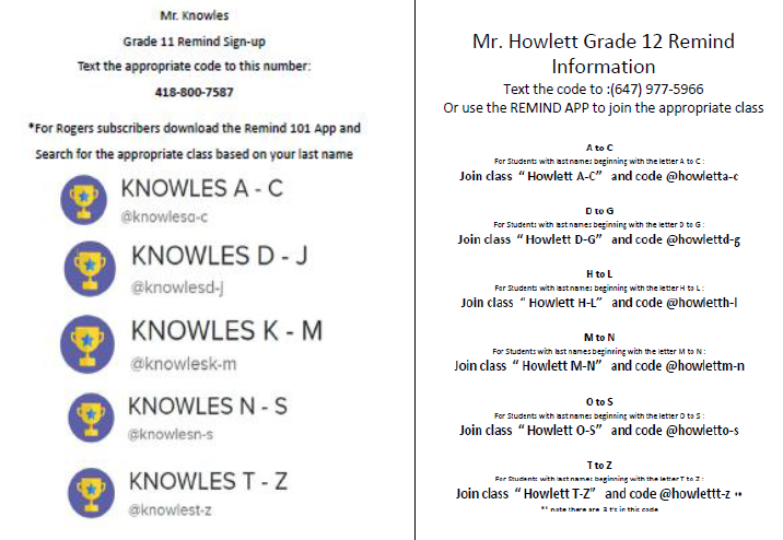 brooklinhsguide's tweet photo. Need to get in touch with your child's grade counsellor?  Attached is their REMIND information.  We are happy to assist in any way possible, do not hesitate to reach out. https://t.co/yMKZFRI4x6