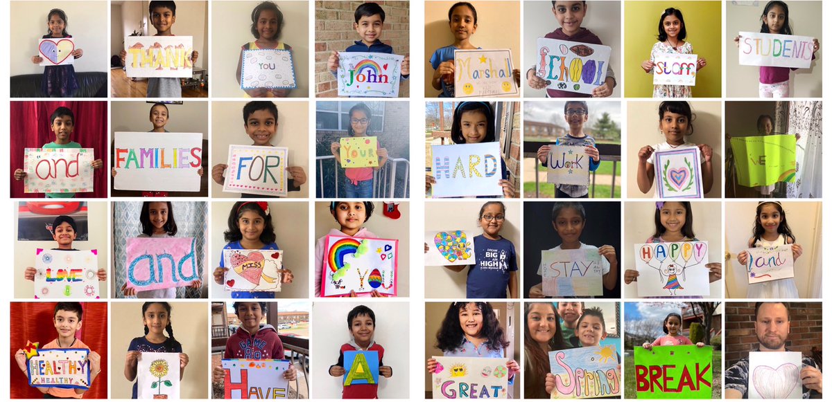 John Marshall Elementary School Would Like To Wish A Happy And Healthy Spring Break To All! #shinebrightedison