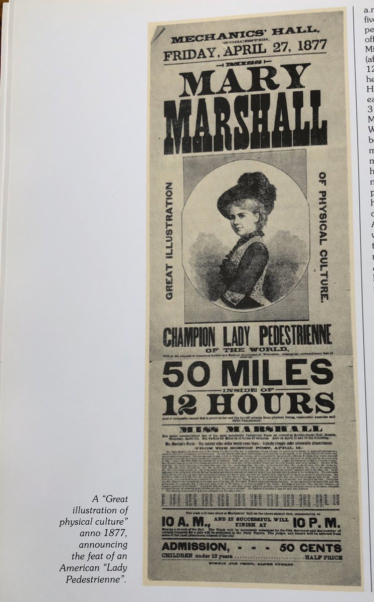 So our story resumes in 19th Century  #USA .I now refer to a book that was given to me as a gift by an  #IAAF  #WorldAthletics executive 20yrs ago.A large section traces the roots of women in  #trackandfield  #athletics.The next few tweets will rely on this account.Stay tuned...