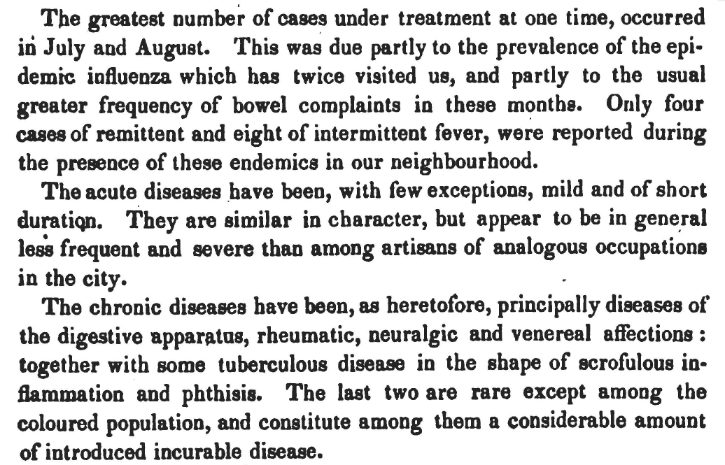 Here are two other excerpts that show how much they discussed disease and death at the prison.