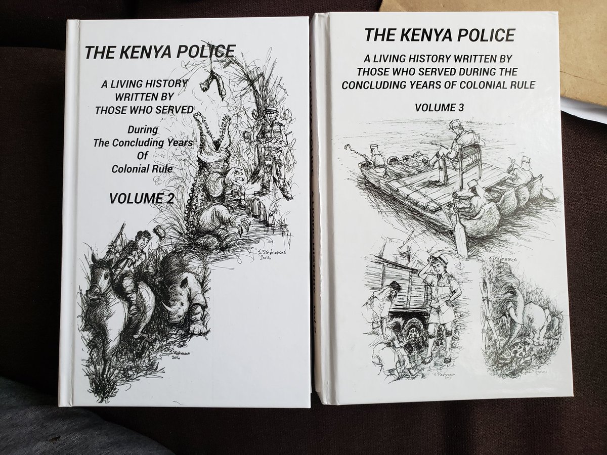 I'd promised to do a thread of  #KenyaPoliceForce today. The force is 133 years old and l decided to go back in history, spent my day reading Kenya Police Vol 1&2, written by colonial police officers. I've underlined over 150 pages, taken pics and will drop the thread tomorrow.