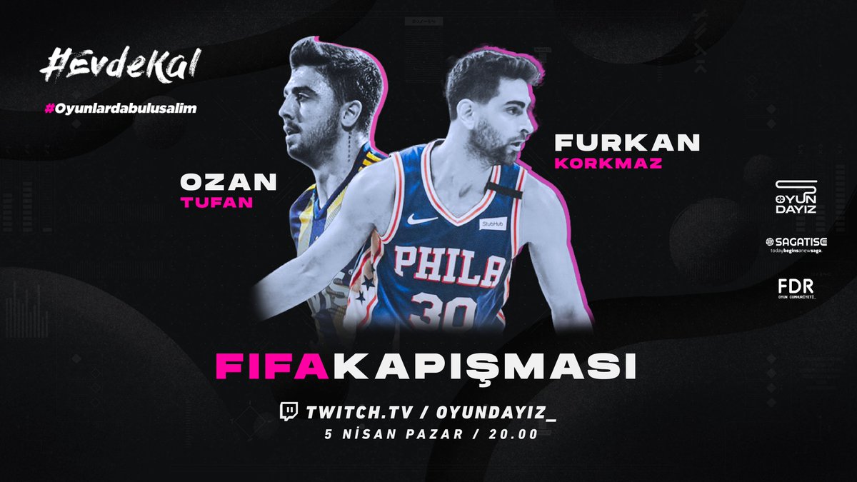 supmasshub's tweet photo. 🎮 @Ozan ve @FurkanKorkmaz FIFA kapışmasıyla evine geliyor!
🎥 5 Nisan Pazar günü 20:00’de Twitch’te buluşalım.
➡️ https://t.co/56BBQUYhcY
#evdekal #oyunlardabulusalim #fdroyun #levelatla #oyuncumhuriyeti #fifa20
@sagatise https://t.co/QYLHMHxqI1