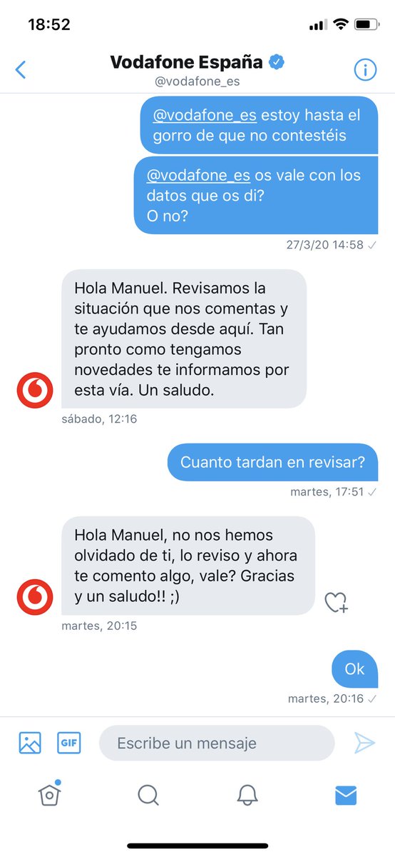 vatagon's tweet photo. @vodafone_es Y aquí seguimos esperando...24 meses cobrando de más.Deberiais donar más dinero aún.Menos golpes de pecho y largas y más solucionar problemas a vuestros clientes.Todo esto viene muy bien para hacer publicidad de Vodafone https://t.co/dTGbVpIjMF