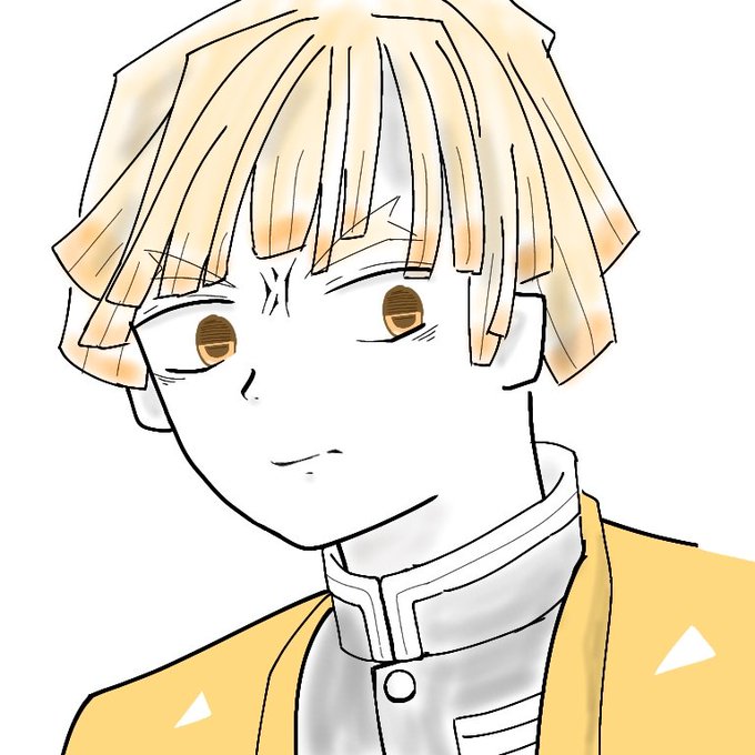 5倍希釈さんがTwitterに投稿した我妻善逸(鬼滅の刃)のイラスト。