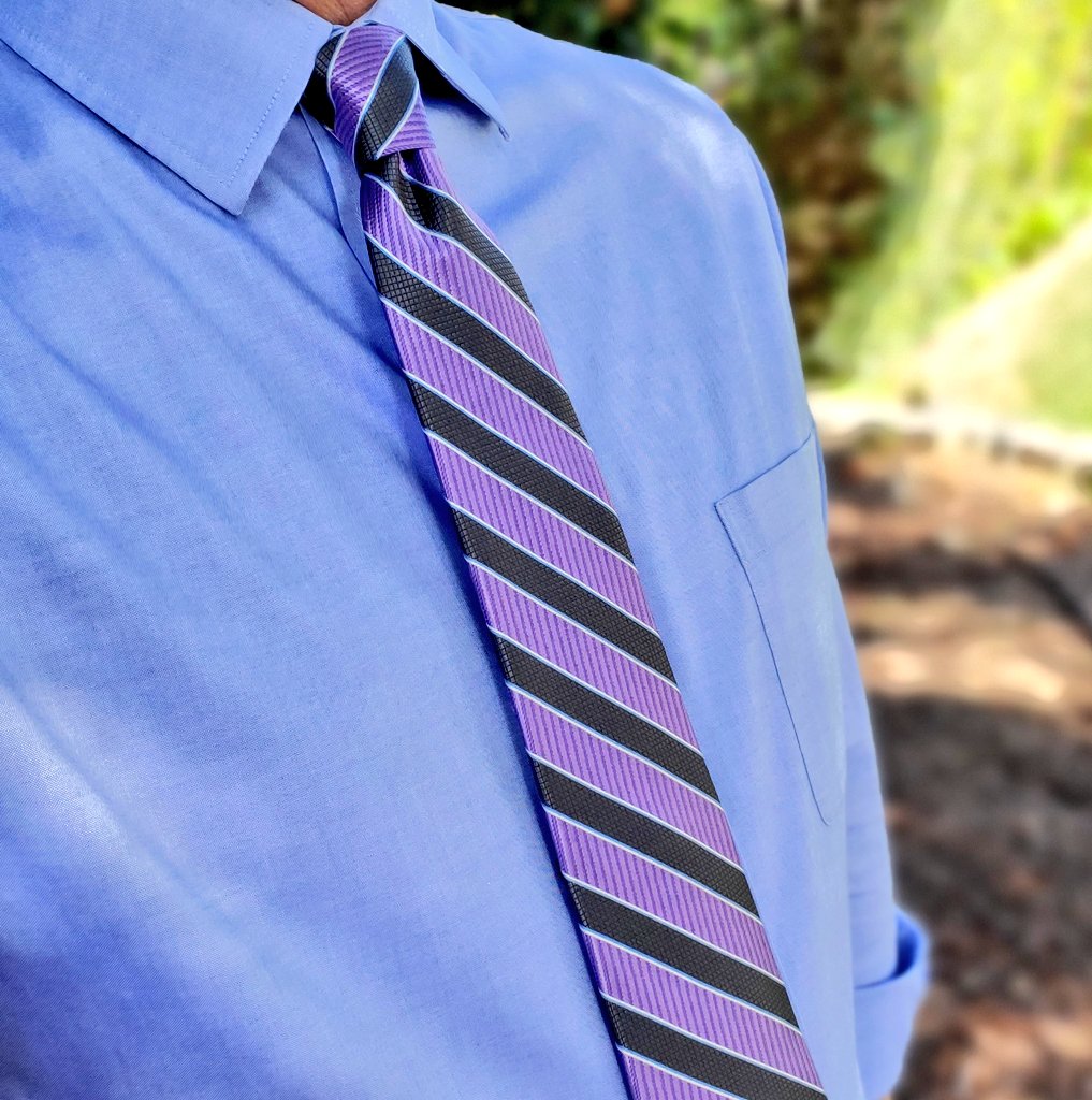 SFHSpresident's tweet photo. #TieDayFriday👔 for my daily call(s) w @katieteekell.
Went with purple for #Lent, because I'm praying today for all those making Lenten sacrifices, both big & small, to keep neighbors safe & healthy.
Know that it matters.
#LoveYourNeighbor #WorksofMercy #Lent2020 #OfferingItUp https://t.co/G9Arm57Mk0