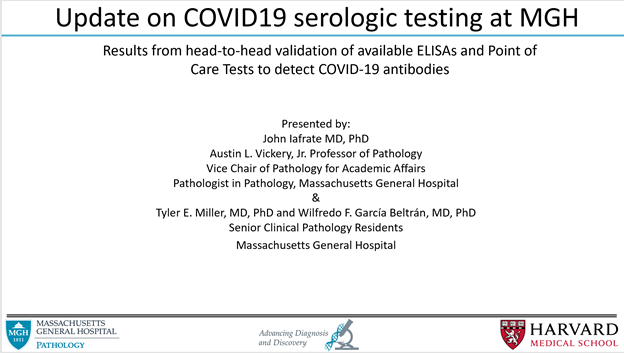 Yesterday our  #COVID-19 serology task force  @MGHPathology hosted a meeting with labs around the country/world to share our results and to openly share ideas about platforms, validations, policy & implementation in our institutes & communities #openscience  #allinthistogether1/n