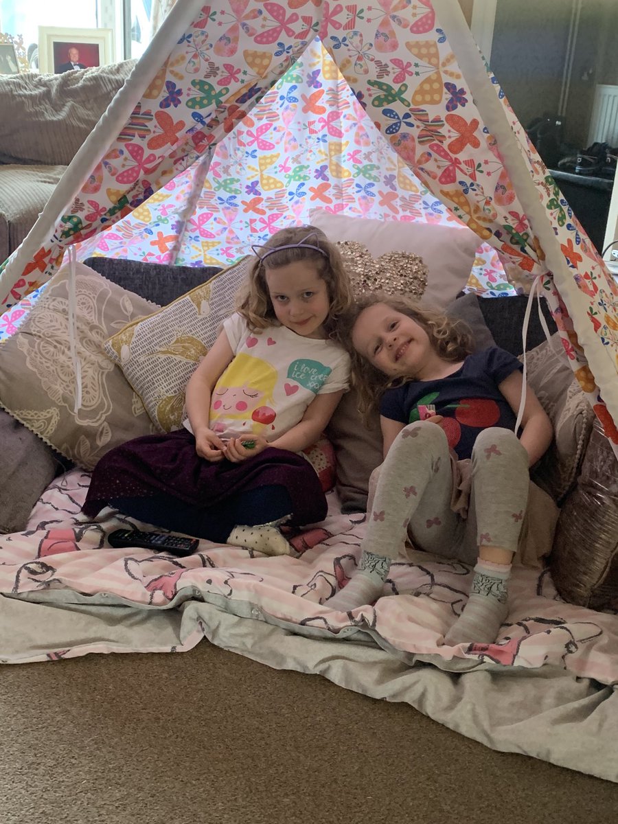 Home schooling done. Treats and Friday night film time!