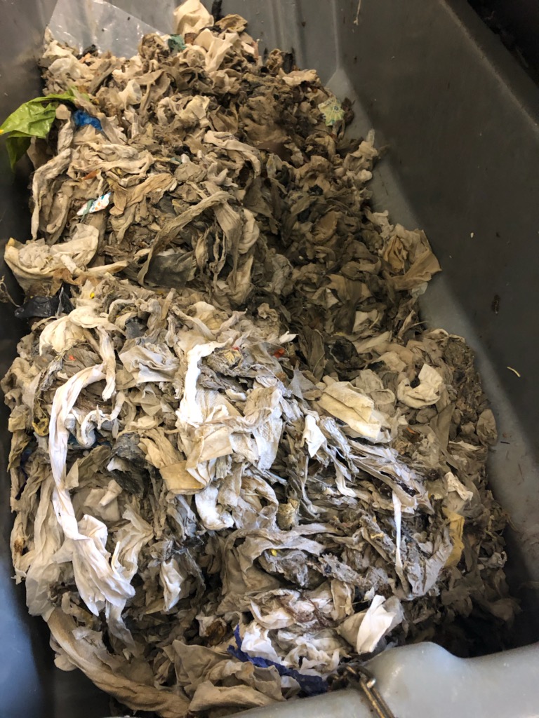 Wipes &amp; gloves are clogging the sewer system. They belong in the garbage. When residents are quarantining or self-isolating at home due to COVID-19, nobody wants to be out of their residence due to a sewer back-up. This is costly to homeowners &amp; poses potential health risks.