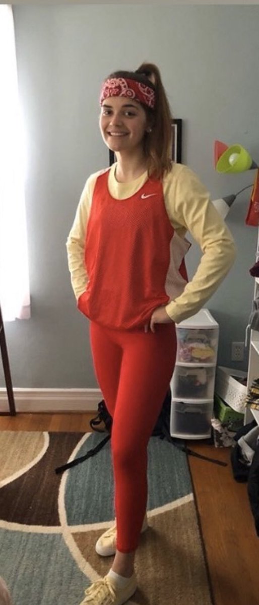 @AthleticsICSD sophomore Shea Baker is at it again! Basically the 👑 of #virtualspiritweek! Shea is an integral part of our community—<a href="/IHSLINK/">IHS Link Crew</a>, <a href="/IHSGHockey/">Ithaca Girls Hockey</a>, <a href="/IthacaUnified/">ICSD Unified Sports</a>, <a href="/LilRedGLax/">Ithaca Little Red Girls Lax</a> and a top-notch student IHS. Way to go, Shea!👏🏽