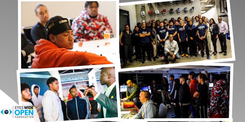 ewo_foundation's tweet photo. 11/19 Students from Carson HS Football team tour NFL Media.. We will continue to encourage, inspire, and give hope.  
#lausd  #nfldiversity #NFL #nflben #nflinclusion #inclusion #diversity #ewofoundation #nflnetwork #nflmedia #philanthropy #dreams #lLAUSD #ewochanginglives https://t.co/icDnerdHNa