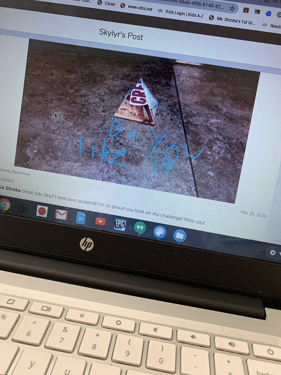 I’m loving <a href="/useloom/">Loom (unmonitored; please follow us at @loom)</a> and <a href="/Seesaw/">Seesaw</a> for allowing me to both teach my kiddos from afar and give them fun and engagement activities. I also love seeing all their hard work at home via pictures and videos, as well! #distancelearning <a href="/FLBulldogs/">Falls-Lenox Primary School</a>