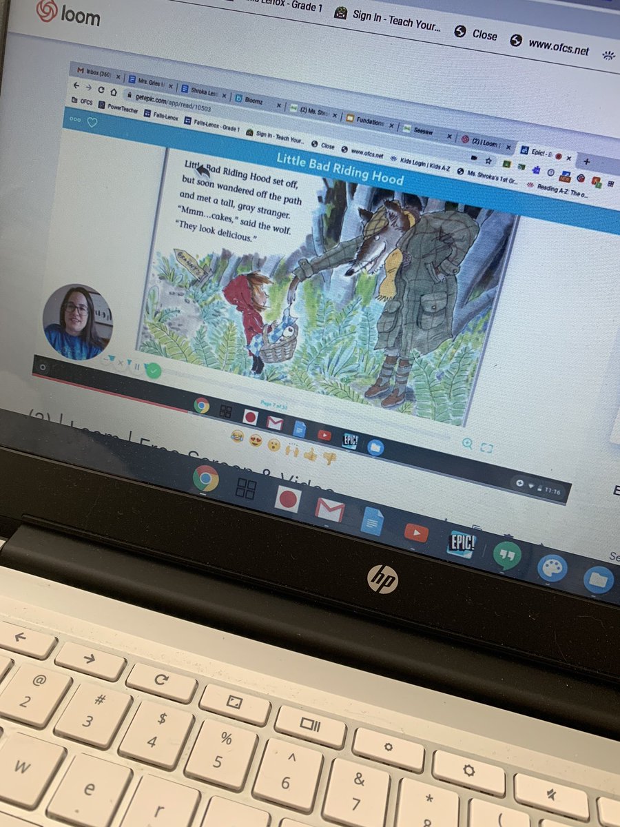 MrsP_3rdGr's tweet photo. I’m loving @useloom and @Seesaw for allowing me to both teach my kiddos from afar and give them fun and engagement activities. I also love seeing all their hard work at home via pictures and videos, as well! #distancelearning @FLBulldogs https://t.co/3r55hNJLje