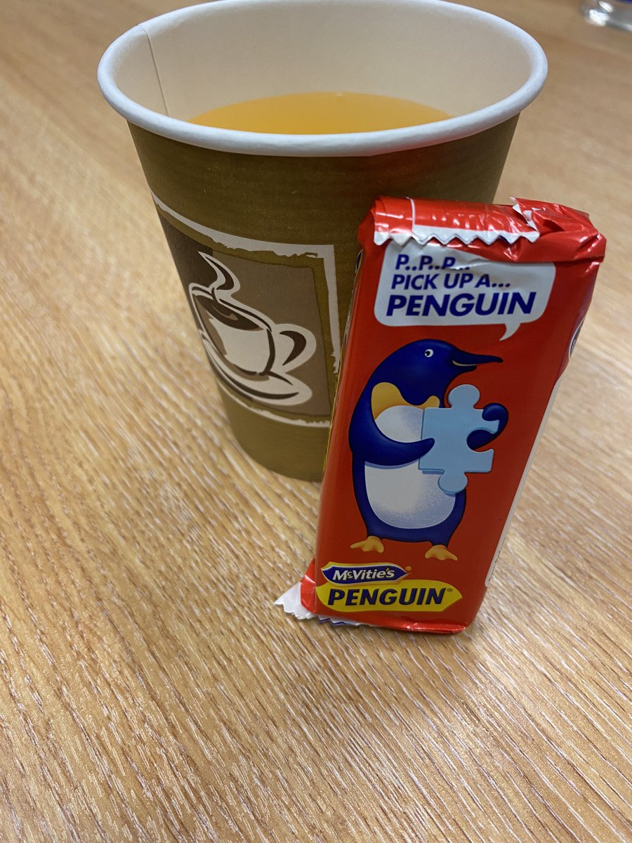 Did something useful with my hour out. Gave blood and p..p..p..picked up a penguin.