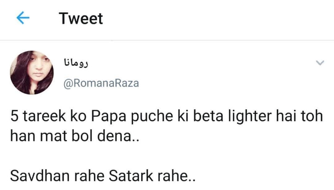 TahaAshai's tweet photo. Savdhaan rahe satark rahe. 
#9Minute9baje #ModiBro #ModiHaiTohMumkinHai https://t.co/TMerNGUCWt