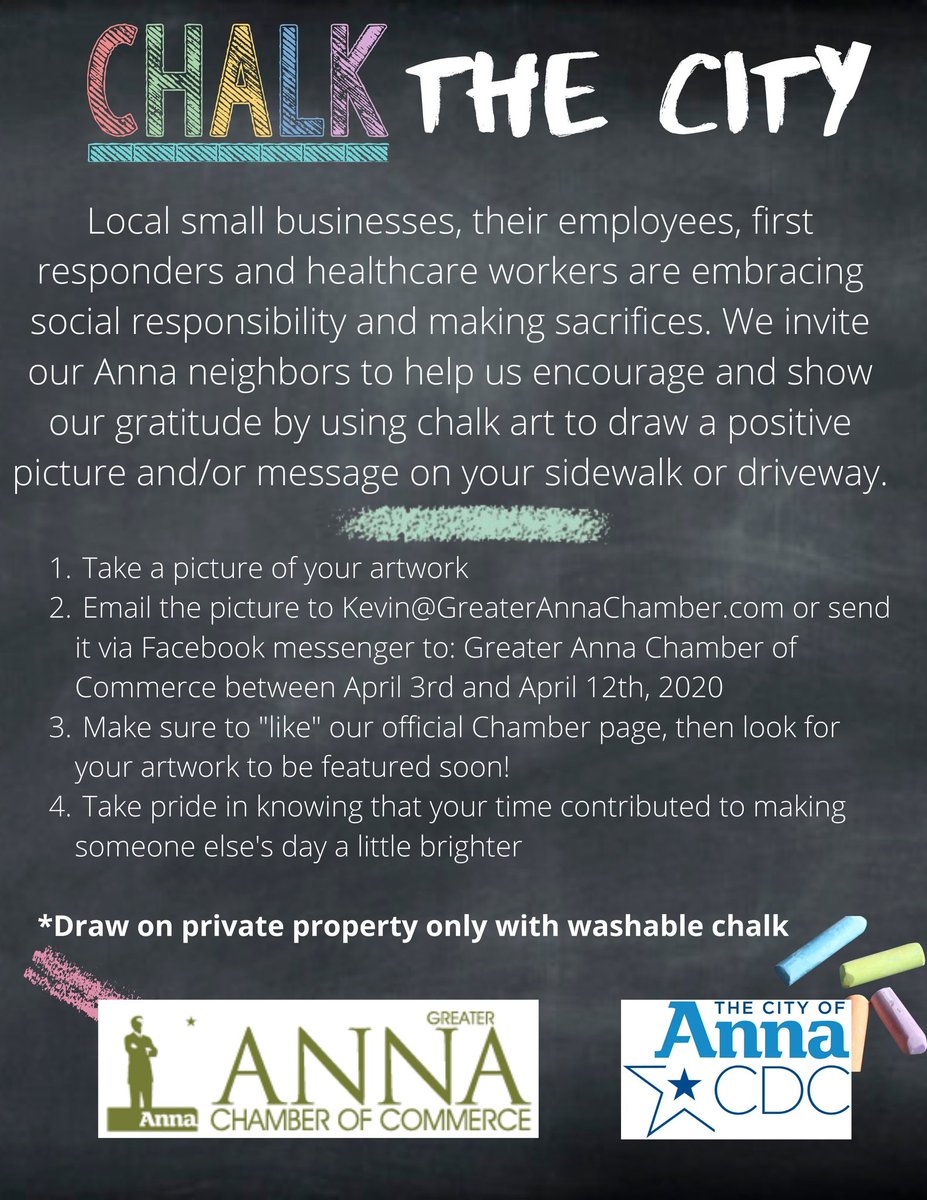 AnnaISDCTESTEAM's tweet photo. @AnnaISDCTE CTSOs (FFA, FCCLA, HOSA, Safety, and Film)
Let's support our health care workers, first responders, and small businesses!!
#AnnaFFA
#AnnaHOSA
#AnnaFCCLA
#AnnaISDCTE
#connectingadvocatingeducating
#AnnaISDatHome
#proudtobeAnnaISD
Thank You @AnnaChamber and @CityofAnna! https://t.co/tvYrhzZI78