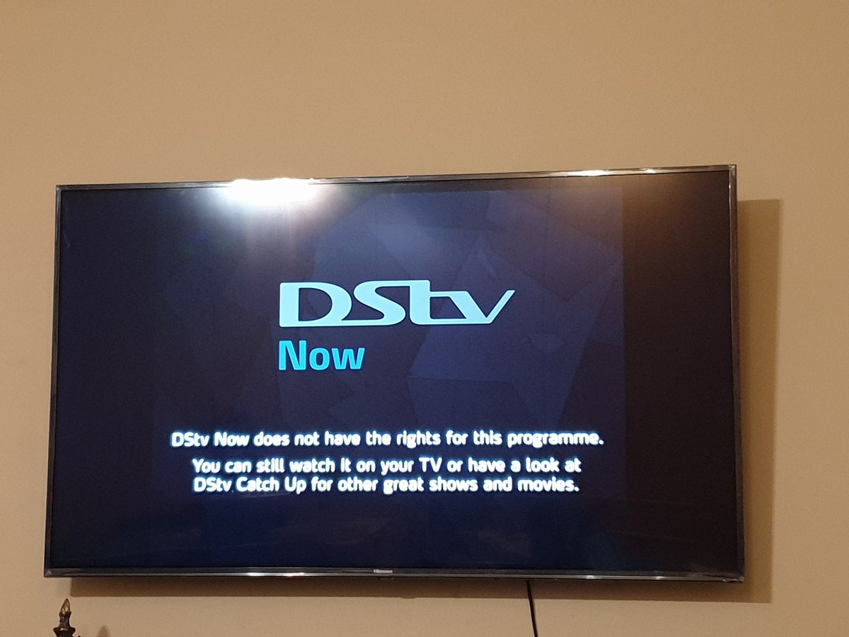 matiavdw's tweet photo. @DStvCare why does Channel 144 say this? It worked perfect until tonight?? https://t.co/6E8FaKs5Qy
