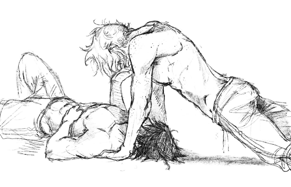 mysteriousbean5's tweet photo. I totally planned on having their hair in their faces.....(***not because I couldn't draw a freakin face to save my life cough, cough***) https://t.co/tidFFJTzFP