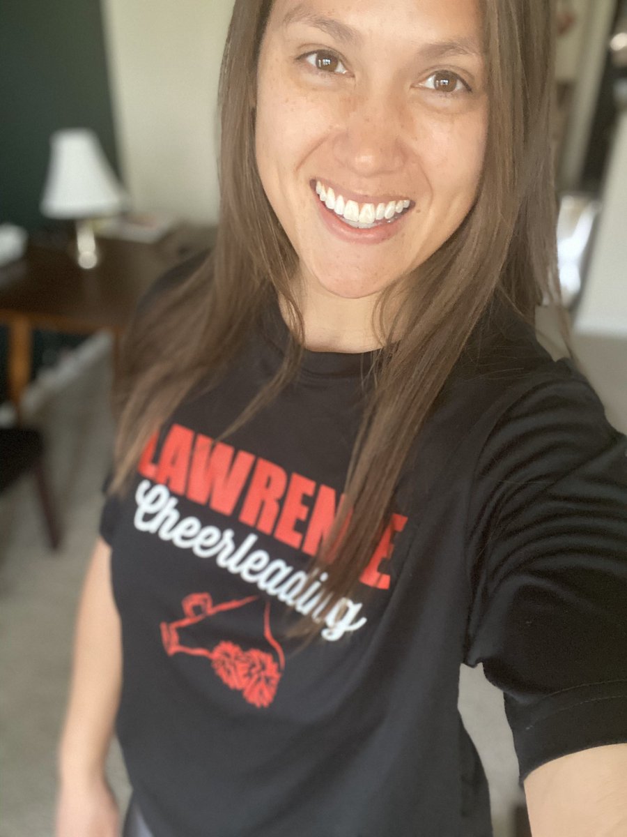 CBOBB_LMS's tweet photo. Gotta rep my cheer shirt today. Most definitely #LawrenceStrong @LMSNation @lanacmnj https://t.co/ZcXc305KzO